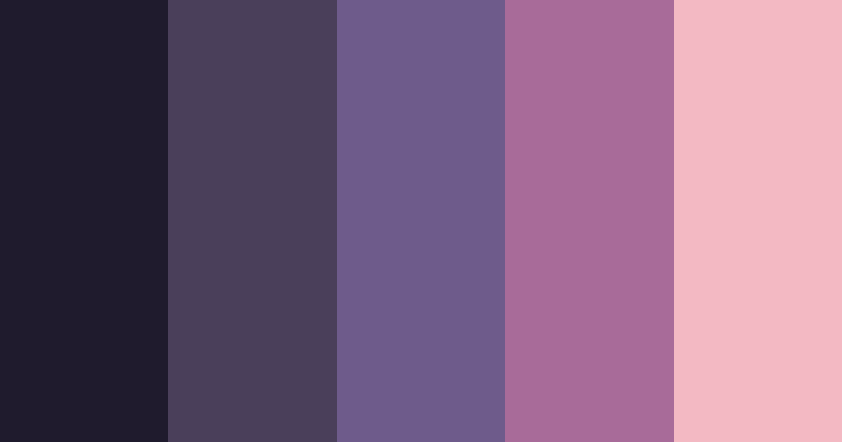 Download sleepless nights color palette PNG image (landscape)