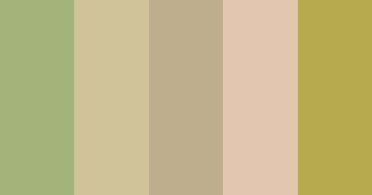 Download earthy elegance color palette PNG image (landscape)