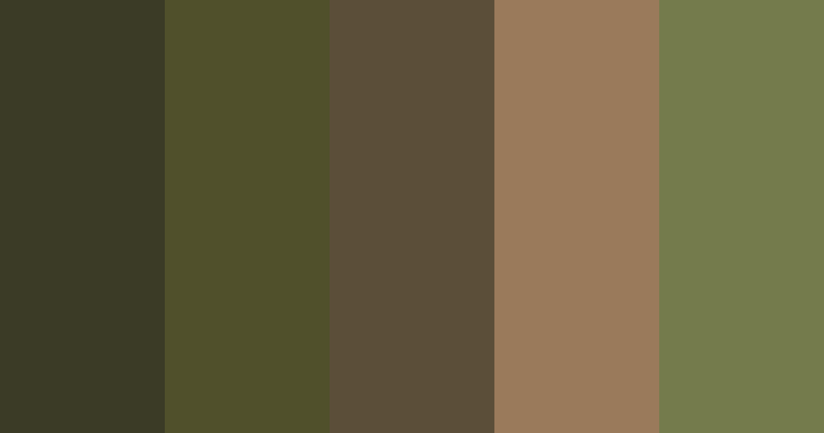 Download forest walk color palette PNG image (landscape)