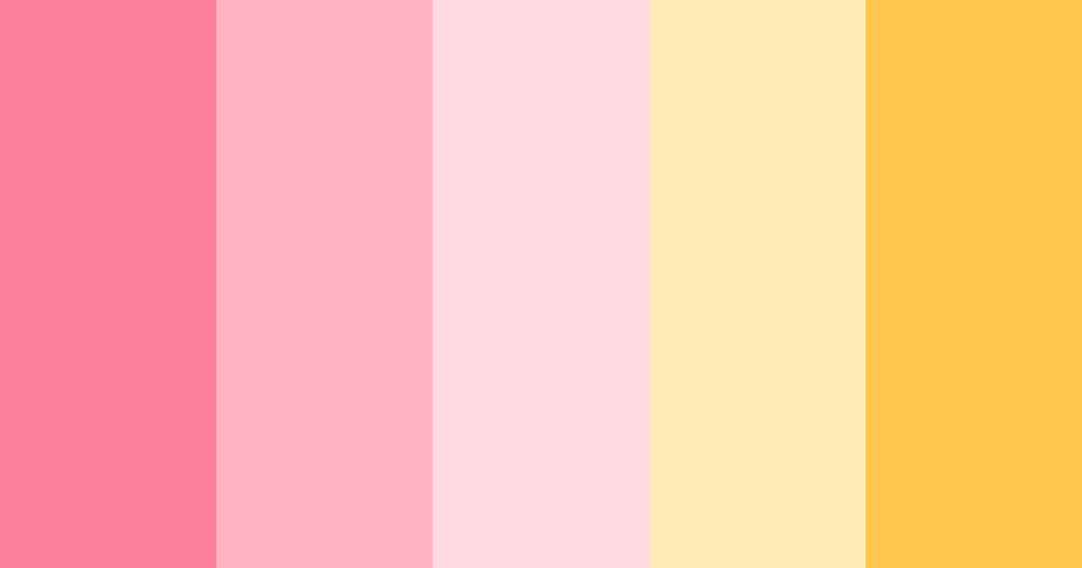 Download pinkie pie color palette PNG image (landscape)