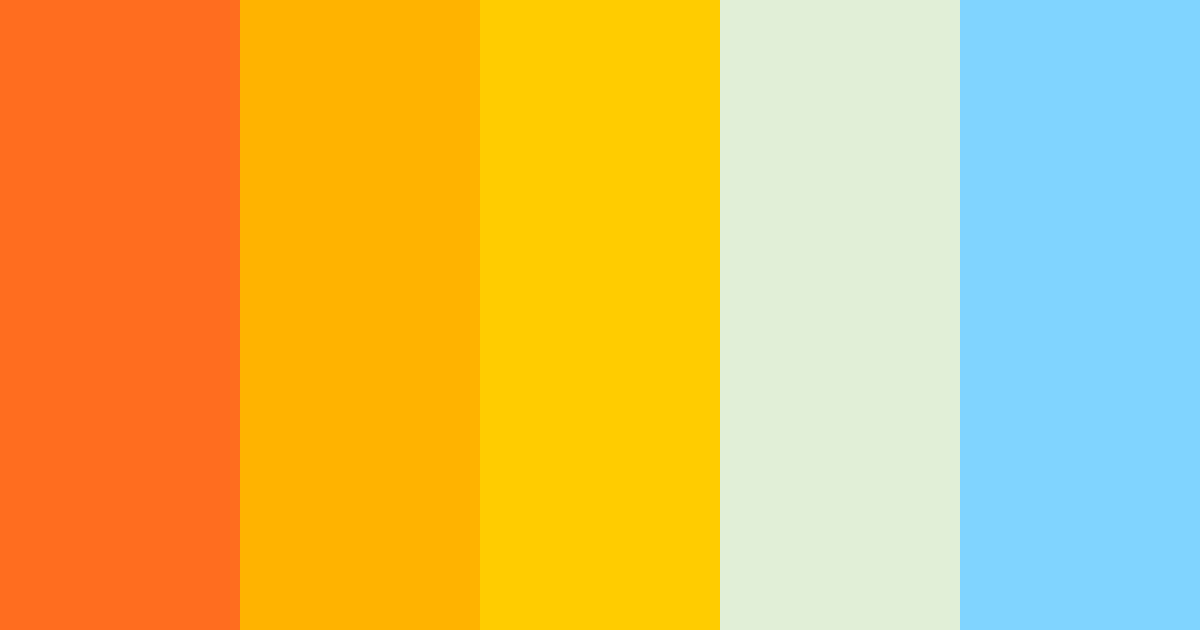 Download 60s cartoon color palette PNG image (landscape)