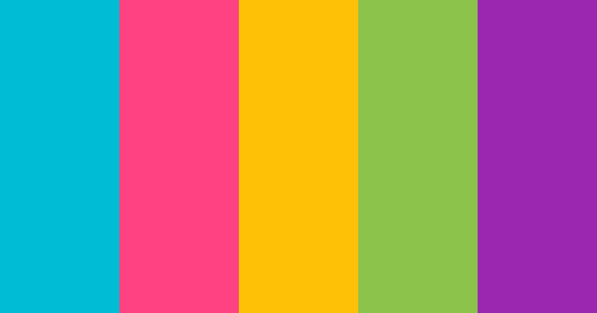 Download 80's sci-fi color palette PNG image (landscape)