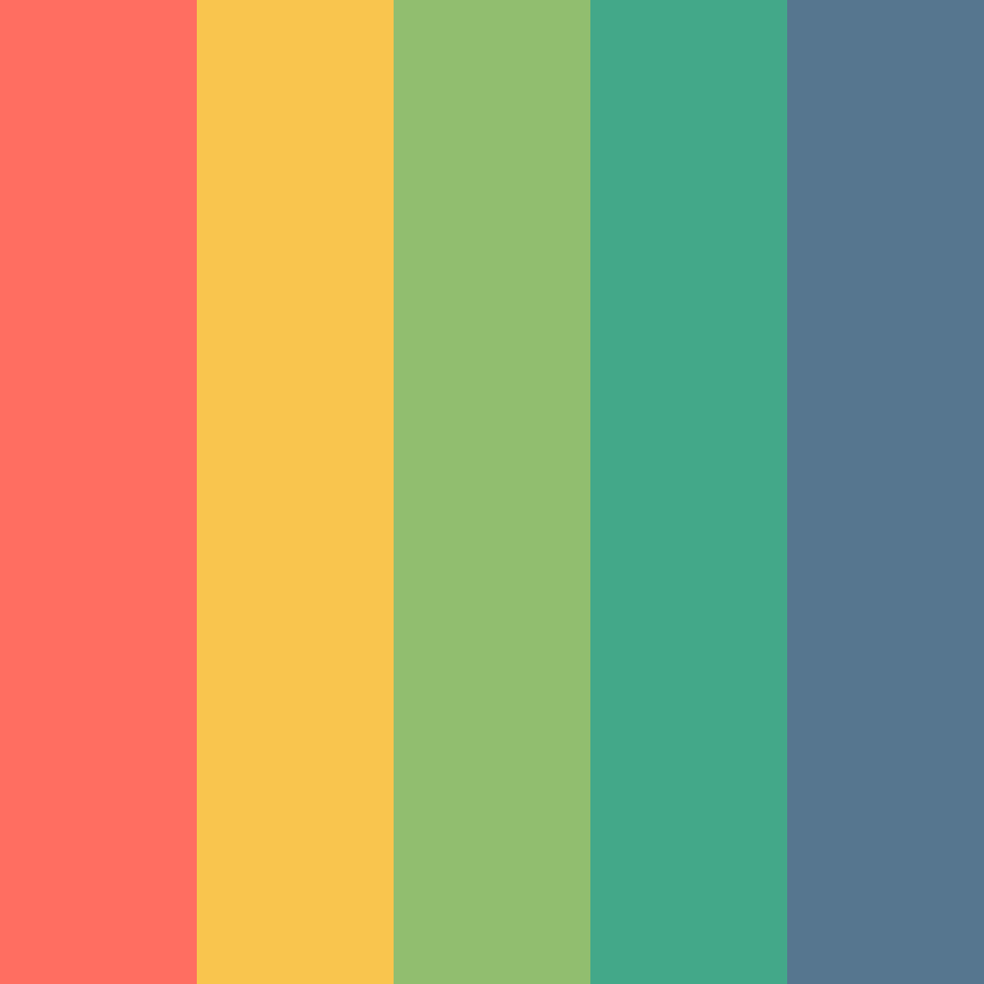Download aurora dreams color palette PNG image (square)