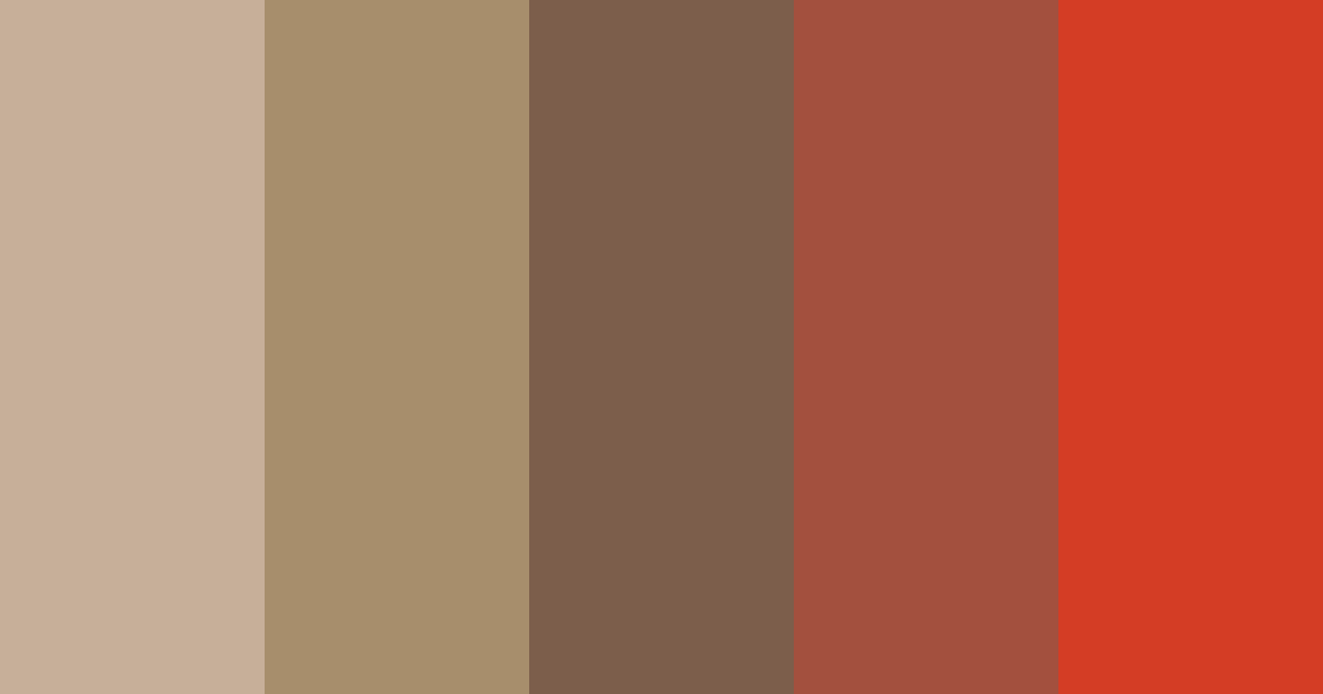 Download vintage warmth color palette PNG image (landscape)