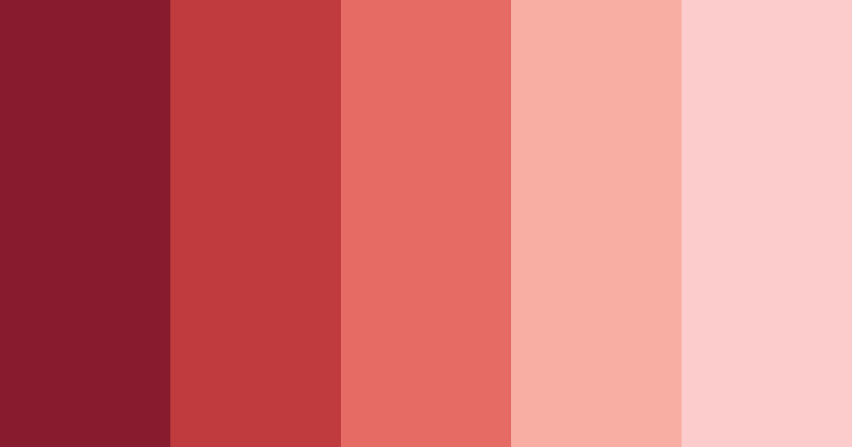 Download crimson dream color palette PNG image (landscape)