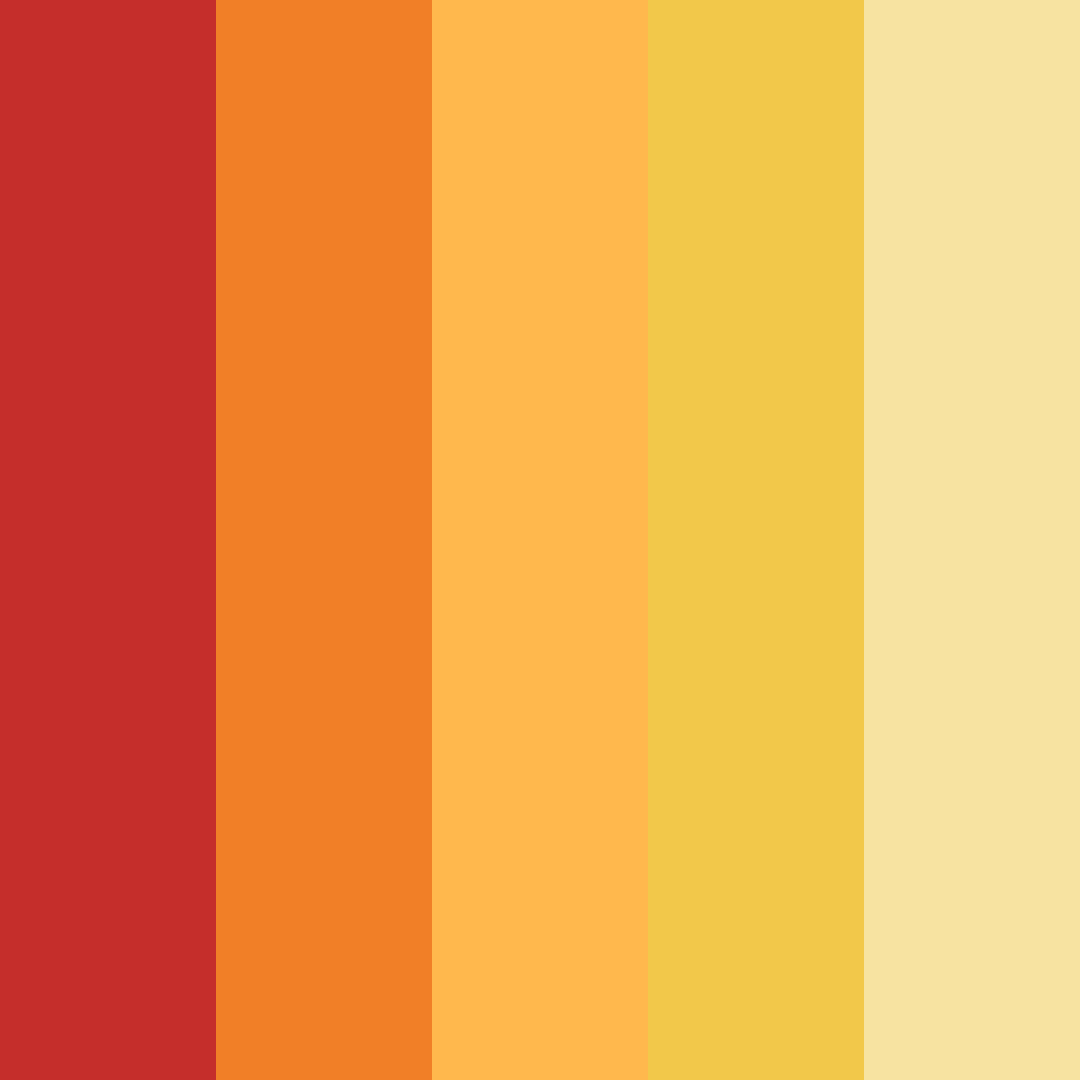 Download fire nation color palette PNG image (square)