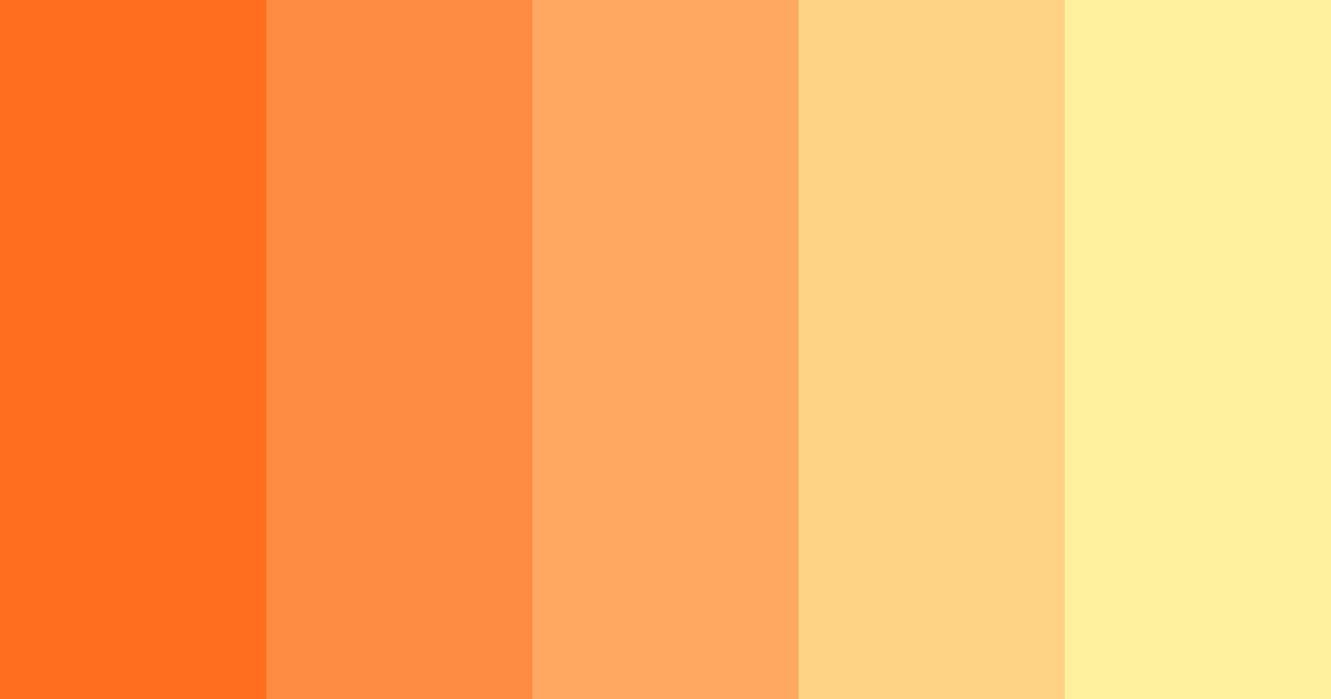 Download sunset glow color palette PNG image (landscape)