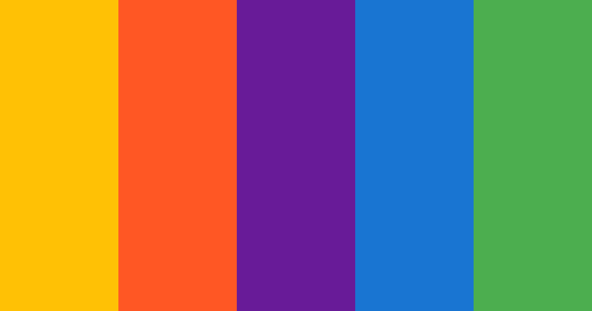 Download vibrant illusions color palette PNG image (landscape)
