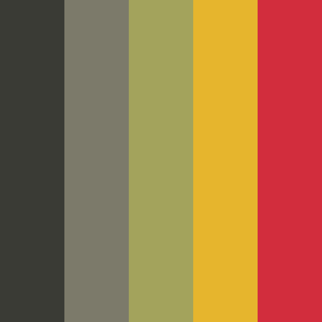 Download severe serenity color palette PNG image (square)