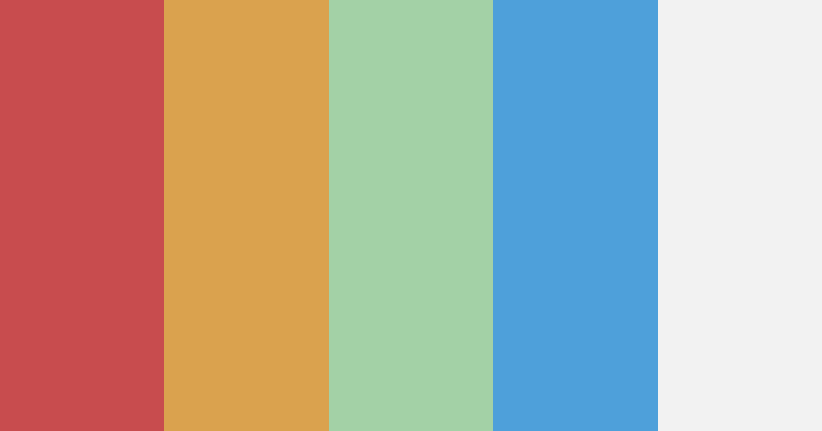 Download christmas color palette PNG image (landscape)