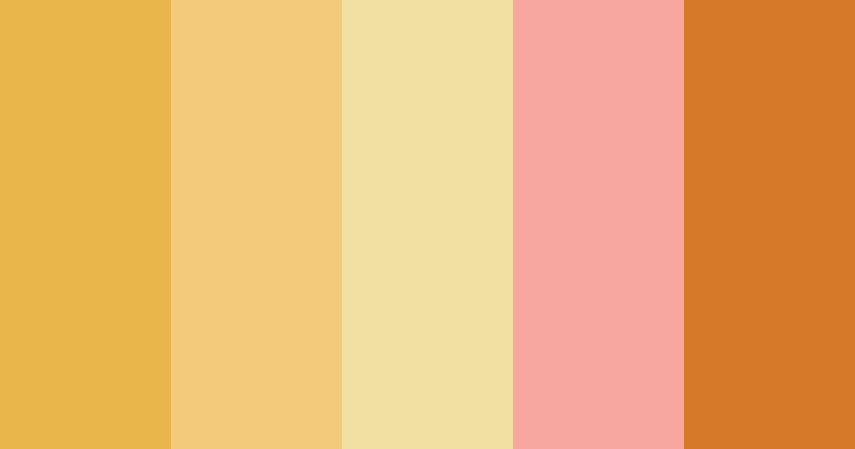 Download old hawaii adventure color palette PNG image (landscape)