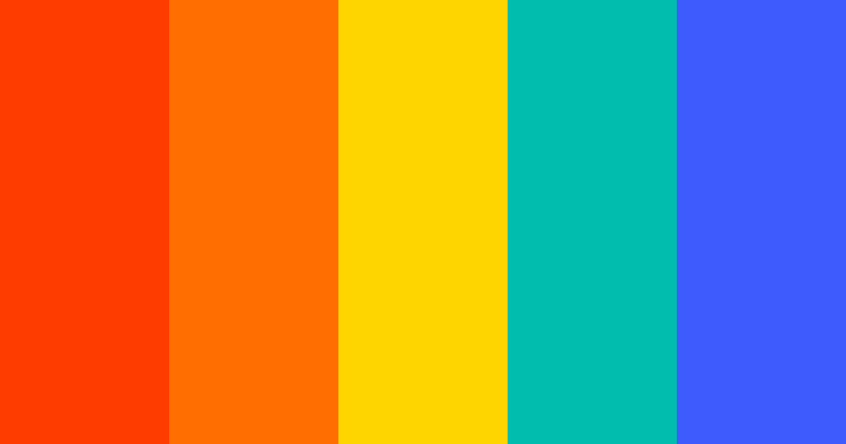 Download cyber sunset color palette PNG image (landscape)