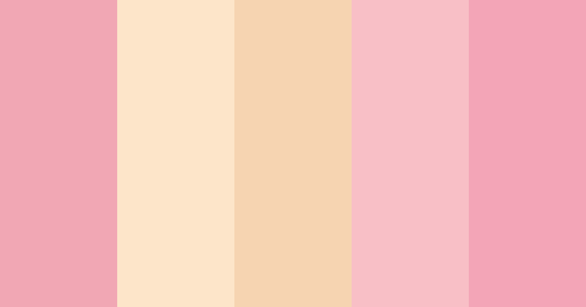 Download puffball pink rainbow color palette PNG image (landscape)