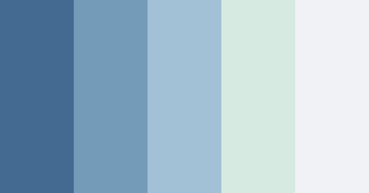 Download calm waters color palette PNG image (landscape)