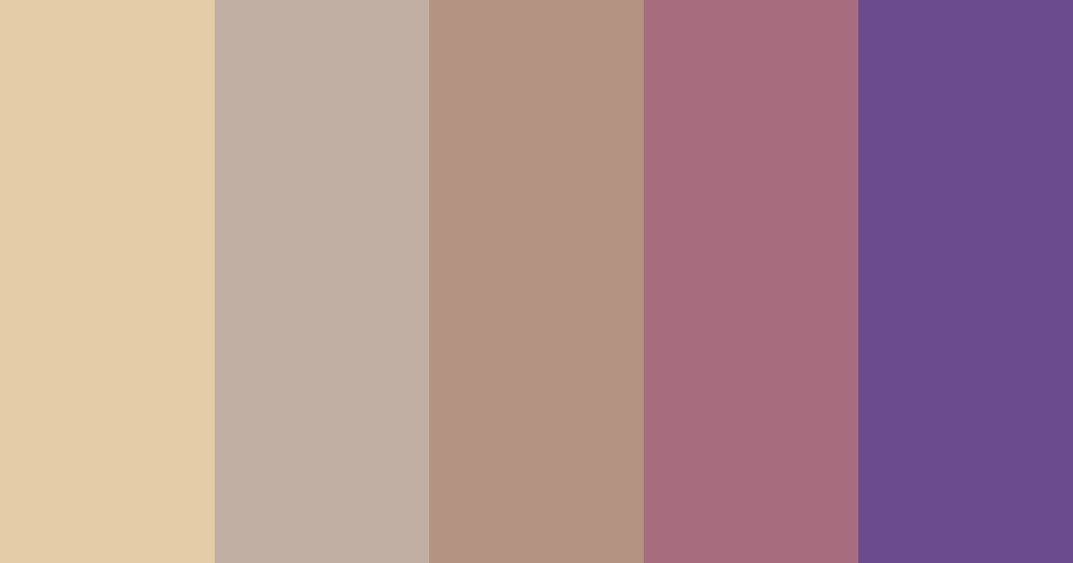 Download champagne dreams color palette PNG image (landscape)