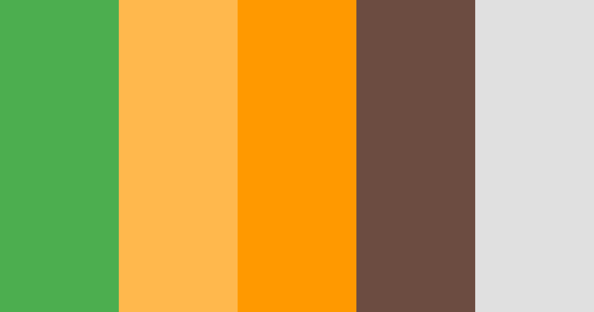 Download hippie vibes color palette PNG image (landscape)