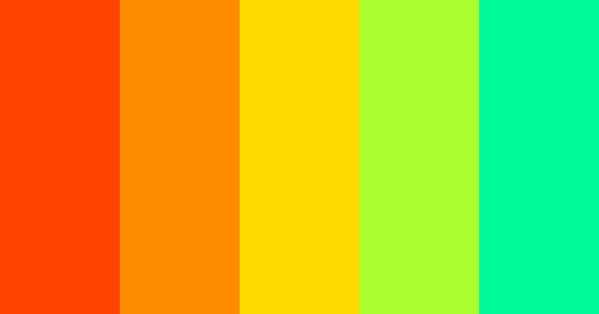Download phoenix rebirth color palette PNG image (landscape)