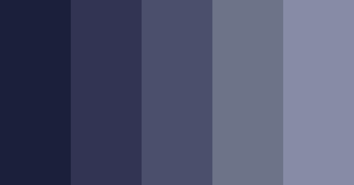 Download monochromatic blues color palette PNG image (landscape)