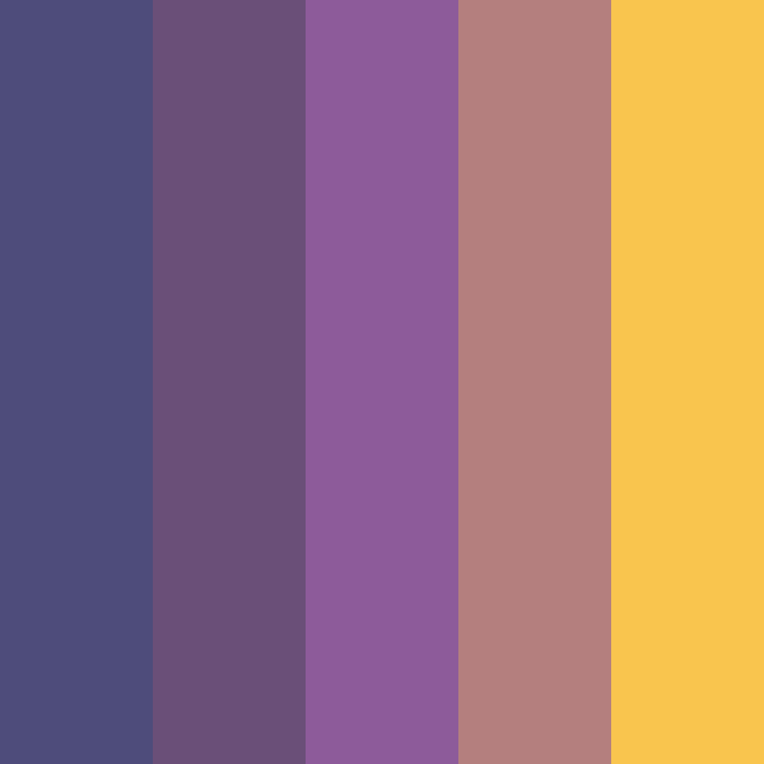 Download murder drones color palette PNG image (square)