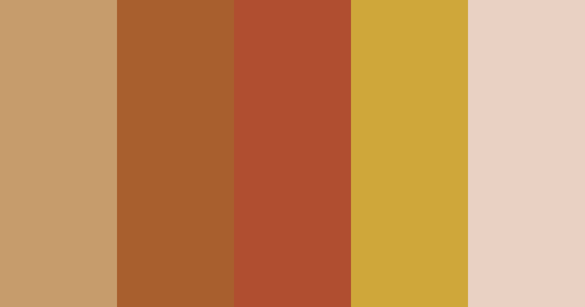 Download autumn glow color palette PNG image (landscape)