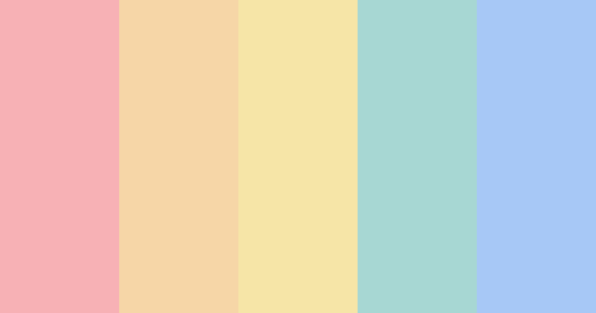 Download angel rainbow color palette PNG image (landscape)