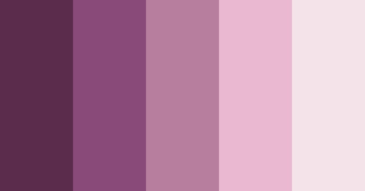 Download plum dream color palette PNG image (landscape)
