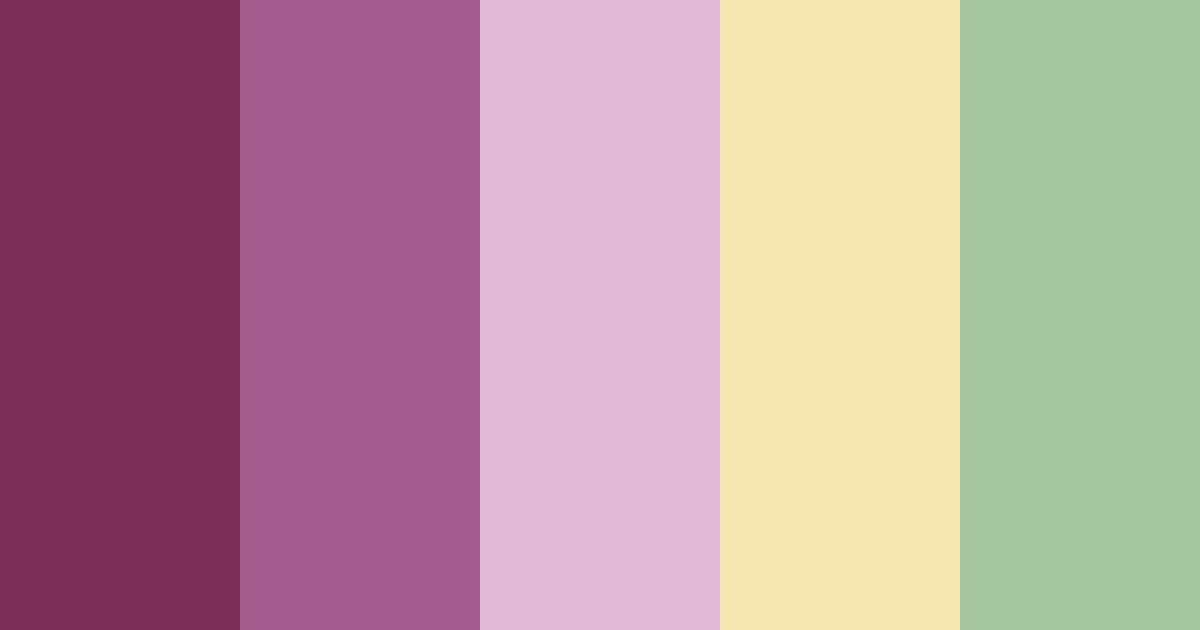 Download plum & jasmine color palette PNG image (landscape)