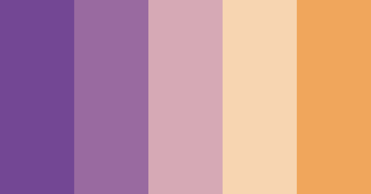 Download elegant affair color palette PNG image (landscape)