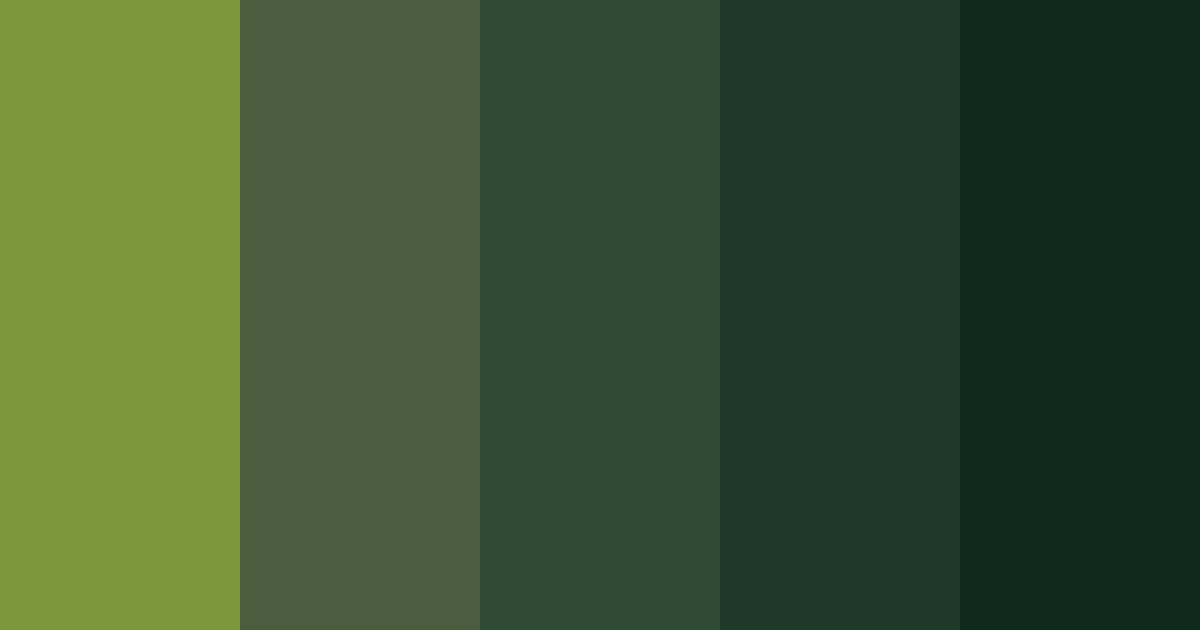 Download military green color palette PNG image (landscape)