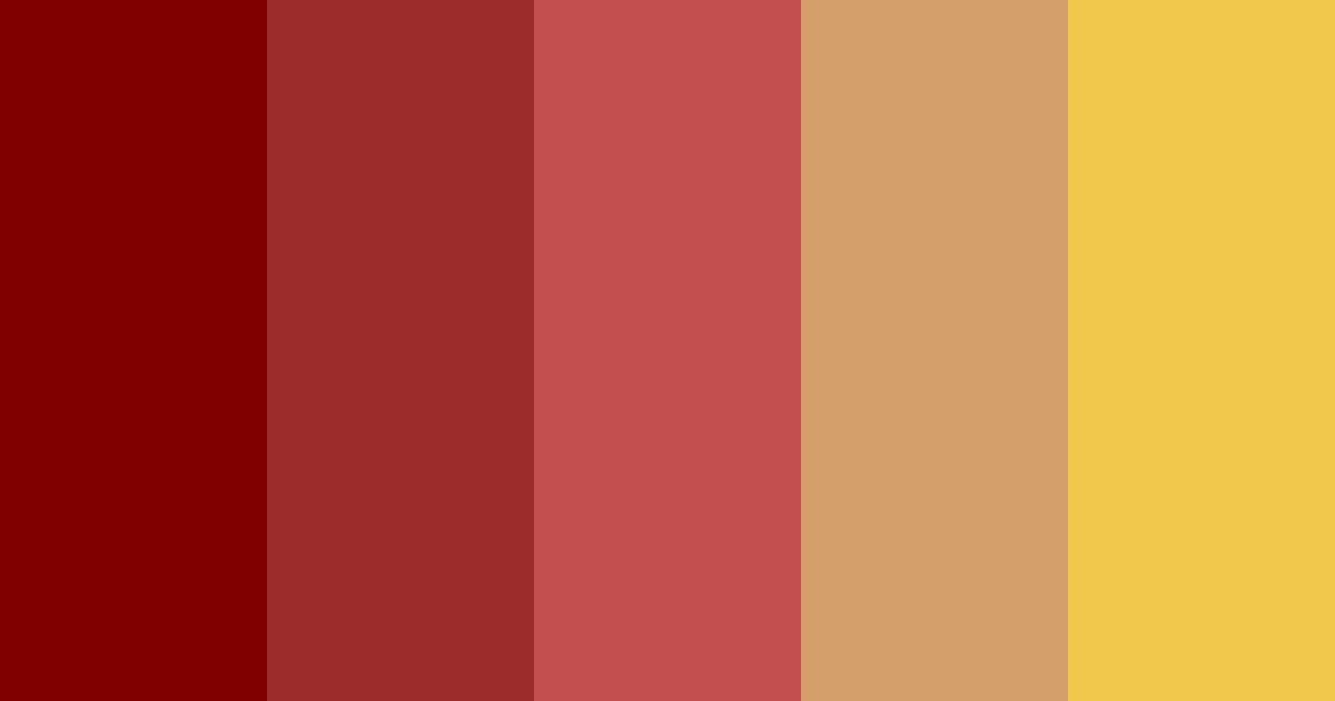 Download maroon sunset color palette PNG image (landscape)