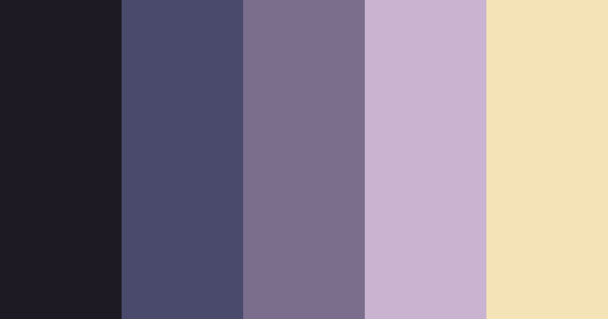 Download night bloom color palette PNG image (landscape)