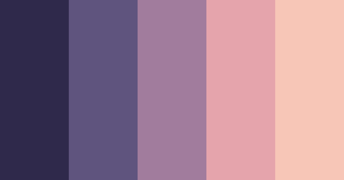 Download dreamy night color palette PNG image (landscape)