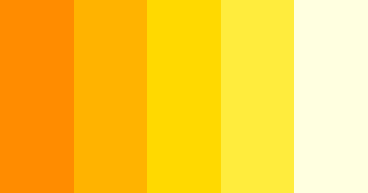 Download hippie sunshine color palette PNG image (landscape)