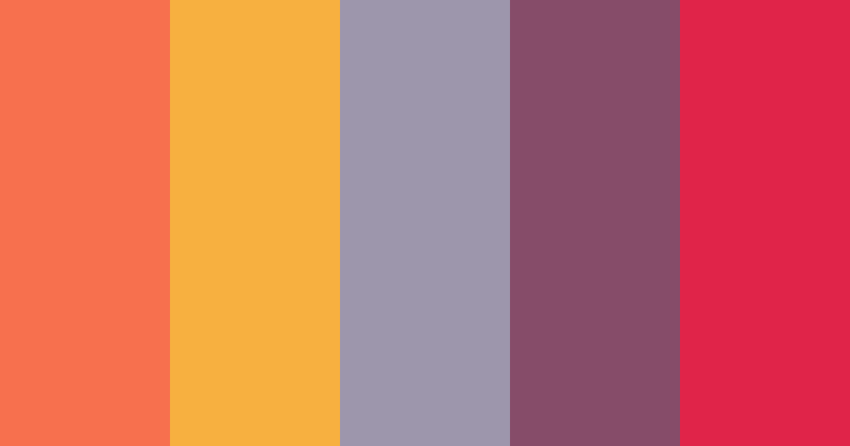90s Anime Color Palette
