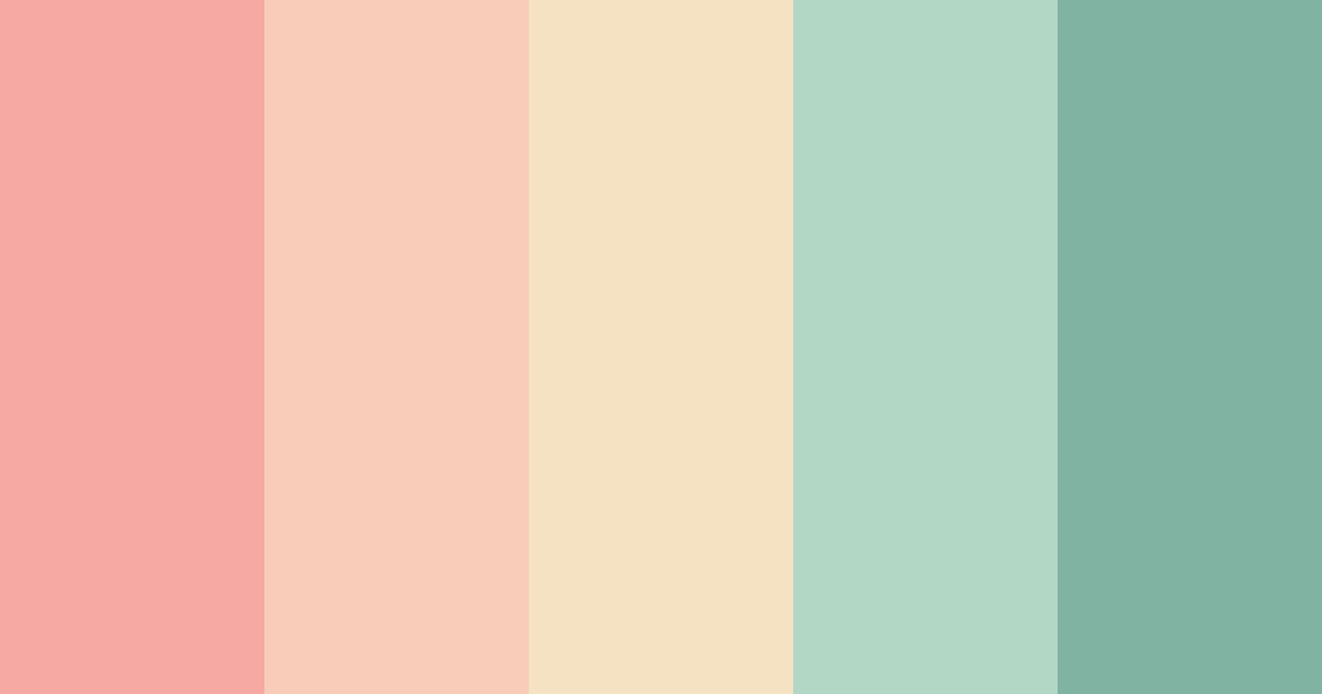 Download just friends color palette PNG image (landscape)