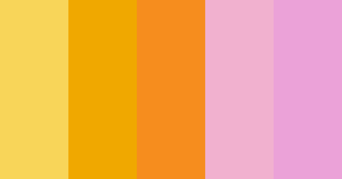 Download fluttershy color palette PNG image (landscape)