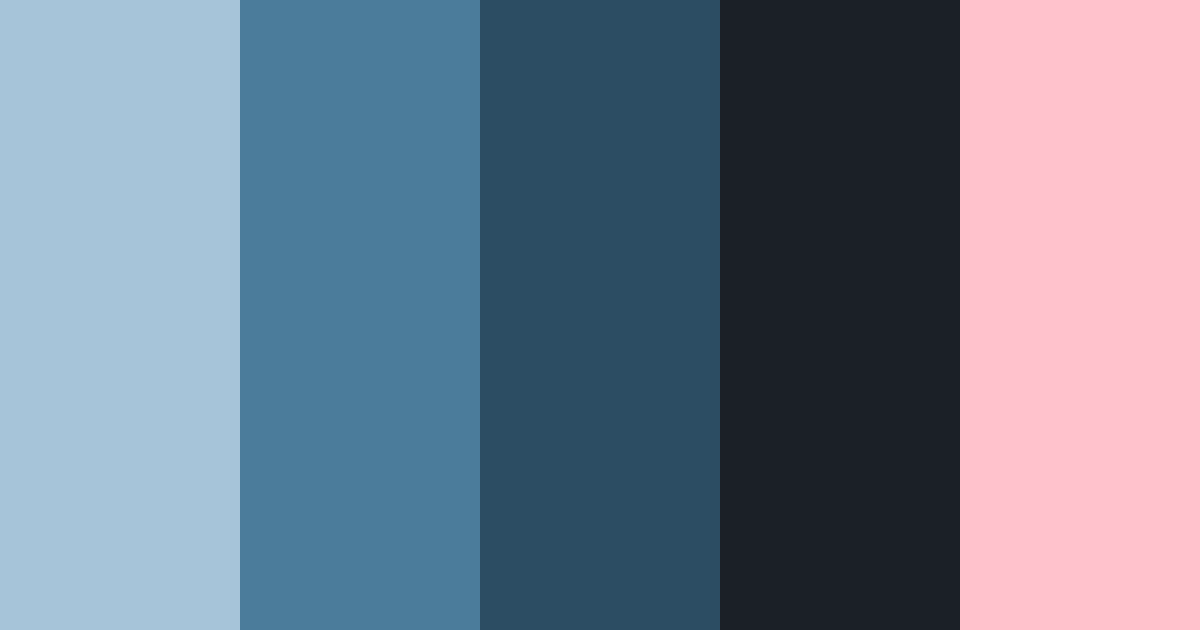 Download  arctic night color palette PNG image (landscape)
