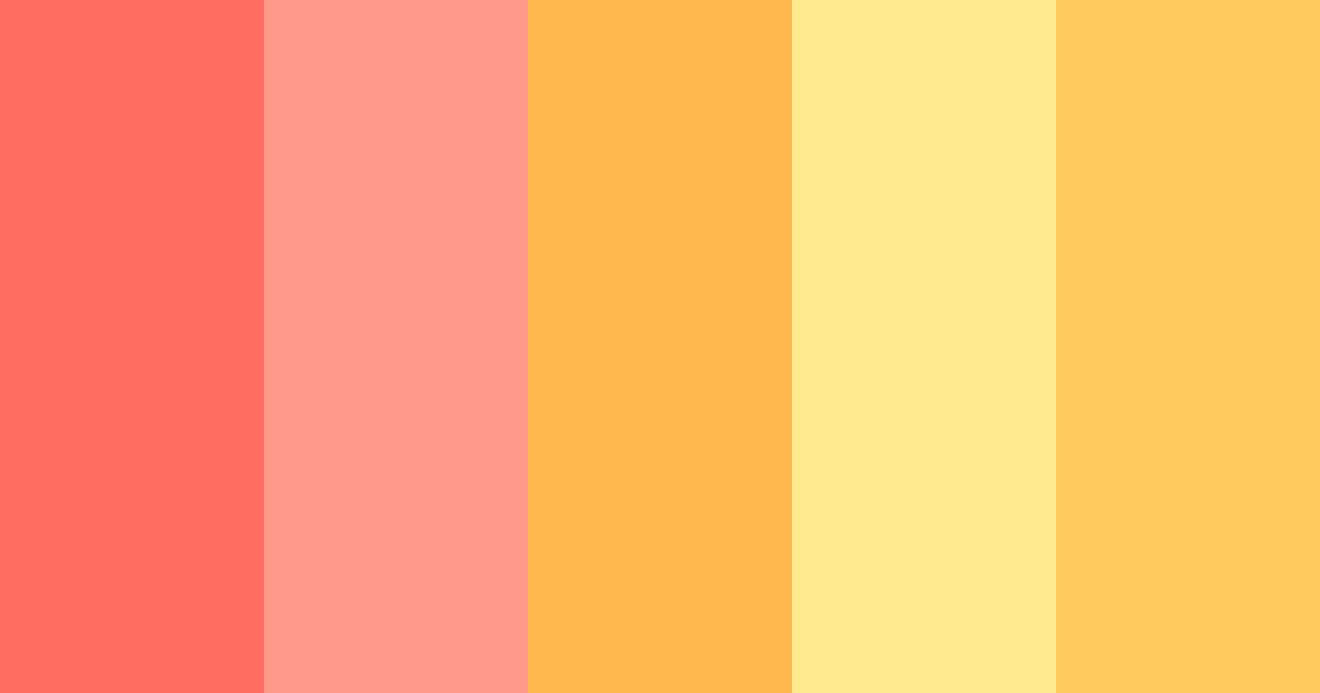 Ffea8f Color Sunset Shimmer Color Palette