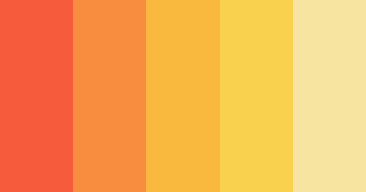 Download poppy color palette PNG image (landscape)