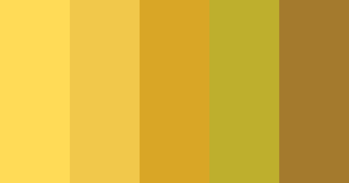 Download sunflower color palette PNG image (landscape)