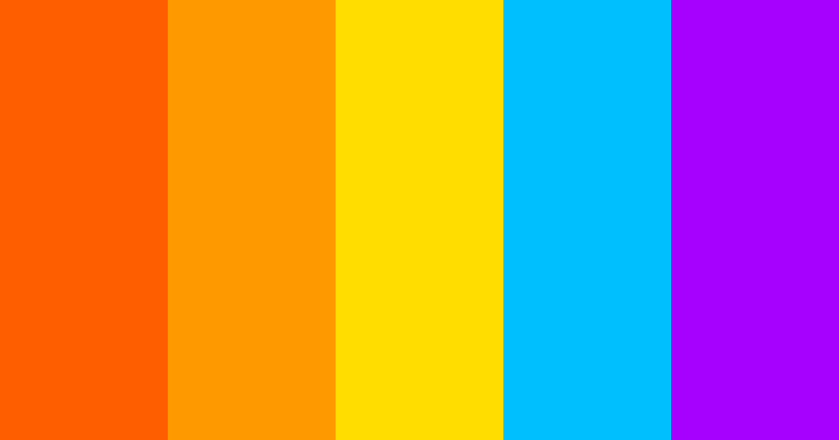 Download rainbow dash color palette PNG image (landscape)