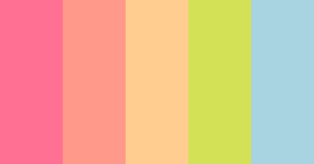 Download pink sunrise color palette PNG image (landscape)