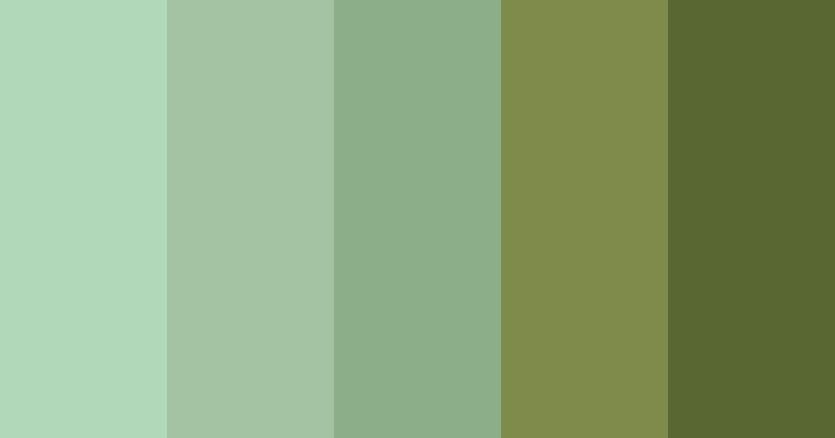 Download matcha delight color palette PNG image (landscape)