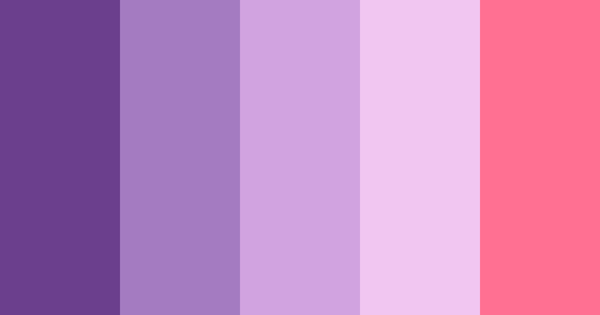 Download violet dream color palette PNG image (landscape)