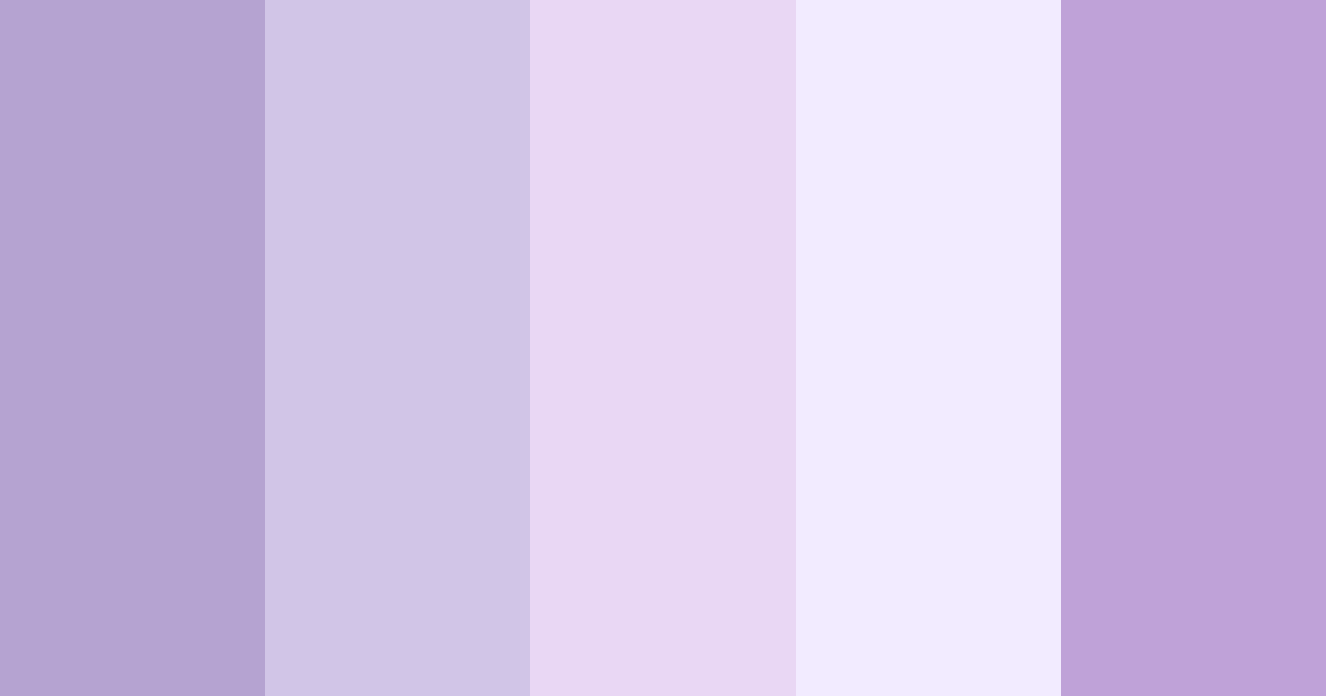 Download lavender dream color palette PNG image (landscape)