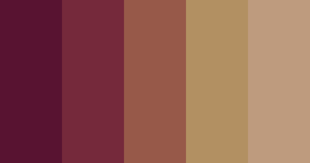 Download romantic bordeaux color palette PNG image (landscape)