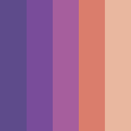 in Warm Lavender Color Palettes