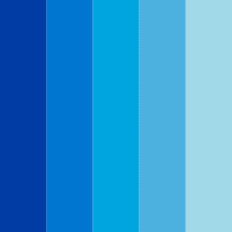Superman (Blue Gradient)  in Superman Color Palettes