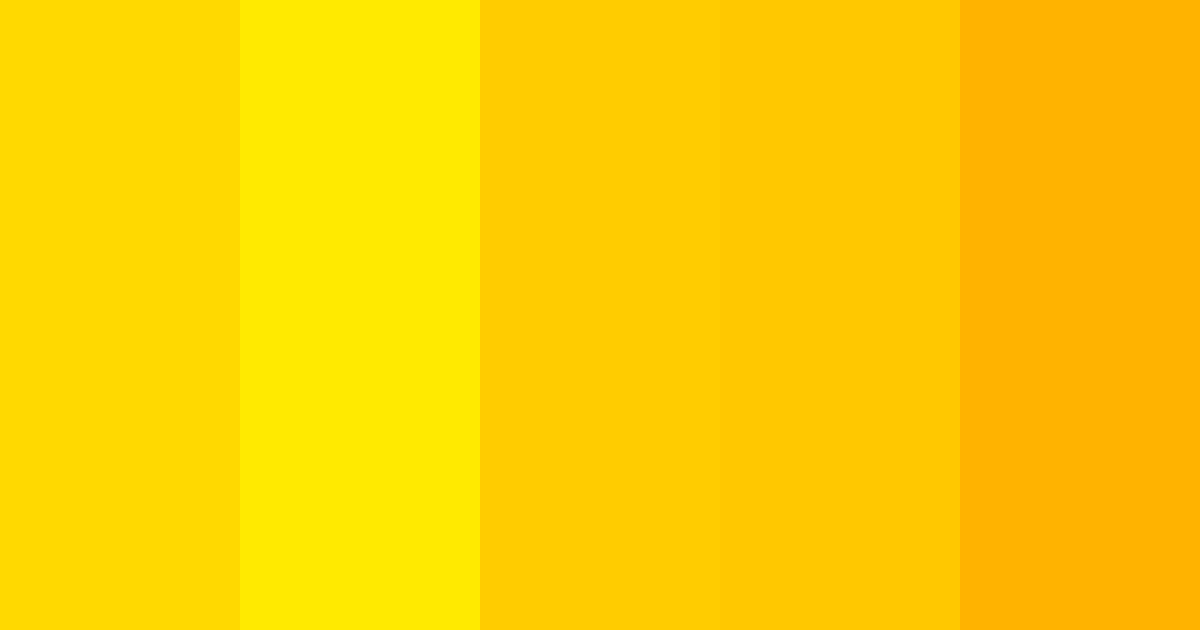 Download sunflower sunshine color palette PNG image (landscape)