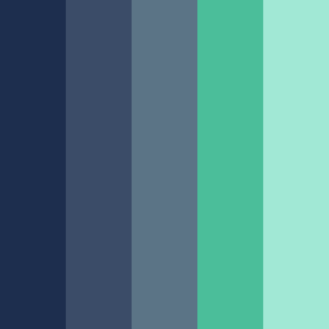 Download midnight rain color palette PNG image (square)